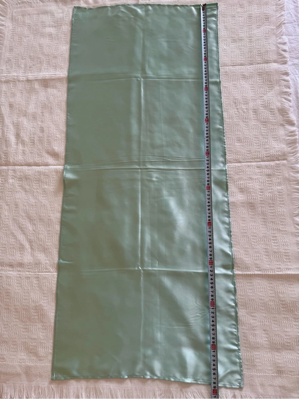 100% Silk TOWEL for Hair and Face Mulberry Silk 22 Momme  50x110sm MINT Gift Box